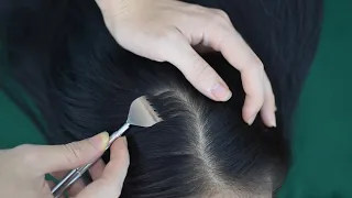 ASMR Head Scratching Scalp Massage With Tools For Relieve Stress, Headache