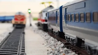 Toy Train Shatabdi Express Of Indian Railway Chasing Shan E Punjab Express| Centy Toy Train