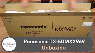 UNBOXING - Panasonic TX-50MXX969 - Thomas Electronic Online Shop - MXX969-Serie 2023