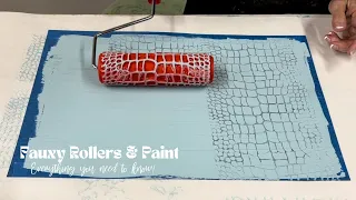 DIY Decorative Paint Rollers | Fauxy Rollers & Paint