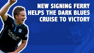 New signing Ferry helps The Dark Blues cruise to victory