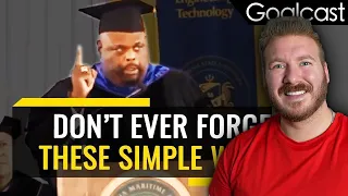 MILLIONAIRE REACTS TO The Most Inspiring Speech: The Wisdom of a Third Grade Dropout