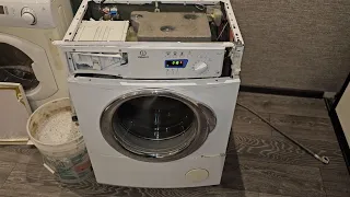 CRAZY washer indesit-hansa WISE107! final rinse and spin 1000 rpm