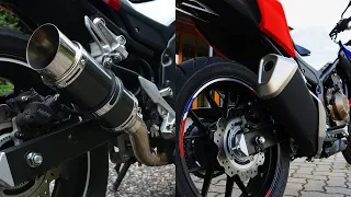 Honda CB500F - Slip-On vs Stock Exhaust Sound