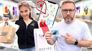 SPENDING Dads MONEY until he FINDS ME!! *Epic hide & seek