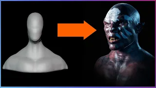 Sculpting An Orc In Blender