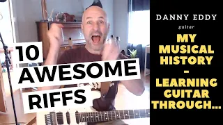 Ten Awesome Riffs That Taught Me Guitar | Tabs | Beginners