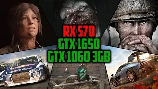 GTX 1060 3GB vs GTX 1650 vs RX 570 [1080p high - 8 games tested]