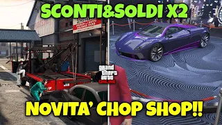 NOVITA' CHOP SHOP: ORA PUOI RUBARE VEICOLI! SCONTI E SOLDI DOPPI GTA ONLINE ITA