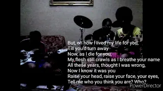 MEGADETH - In my darkest hour. karaoke cover with lyrics - ARI Band
