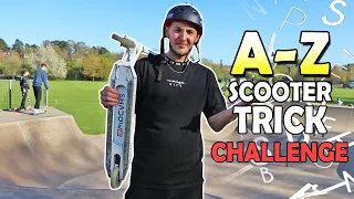 A to Z SCOOTER TRICK CHALLENGE!