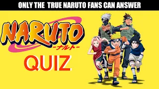 Only true Naruto fans can complete this Naruto Quiz ! | The Quest