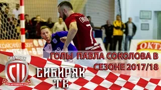 Голы Павла Соколова в сезоне 2017/18