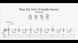 Pass Me Not, O Gentle Savior | Hymn | Worship Song | Guitar TAB | Harmonium