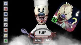 GAMEPLAY OF ICE SCREAM 6 FRIENDS KITCHEN | ICE SCREAM 6 ( FAN MADE )