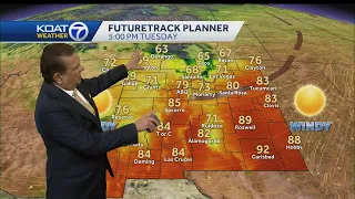 Windy week with scattered storms and fire danger