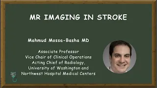 MR Imaging in Stroke