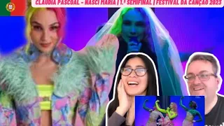 Cláudia Pascoal – Nasci Maria | 1.ª Semifinal | Festival da Canção 2023 |🇩🇰REACTION