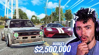 $2,500,000 Budget Build in Need for Speed HEAT! (Ford GT, Silvia, Golf & More???)