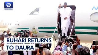 Inauguration Buhari Returns To Daura After Handover