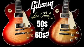 Gibson Les Paul Standard 50's vs 60's