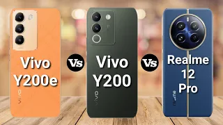 Vivo Y200e Vs Vivo Y200 Vs Realme 12 Pro | Full Comparison | SB Tech