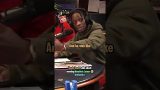 Travis Scott Talks About Meeting Kendrick Lamar 😂