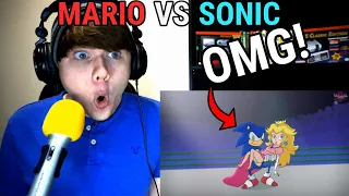 Mario Vs Sonic - Cartoon Beatbox Battles @verbalase REACTION!