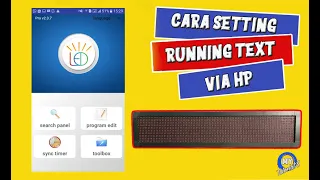 Cara Setting Running Text Menggunakan HP