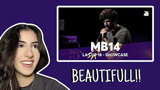 MB14 | LA CUP WORLDWIDE SHOWCASE 2018 | HE SOUNDS ANGELIC 😍🫠 | REACTION | CHRISMEELOVE )