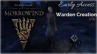 The Elder Scrolls Online Morrowind | Early Access | Creating a Warden