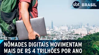 Cerca de 35 milhões de pessoas no mundo são nômades digitais - SBT Brasil (18/05/24)
