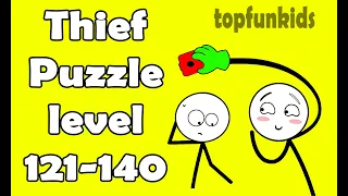 Thief Puzzle All Levels 121-140  WalkThrough Solution Gameplay | WEEGOON Games