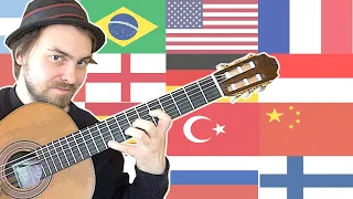 1 guitar 25 countries