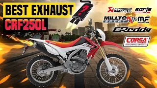 Honda CRF250L Exhaust Sound 🔥 Upgrade,FMF,Akrapovic,Delkevic,Arrow,Modifications,Review,Supermoto+