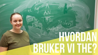 Hvordan bruker vi THE? | Substantiv