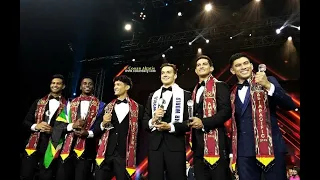 Mr. World 2019 Jack Heslewood with continental zone winners