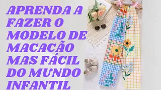 passo a passo, macacão infantil  simples, mas bonito, que veste bem  a criança em qualquer ocasião,