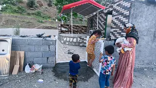 A Yard Door and Water Tank For Her New Home