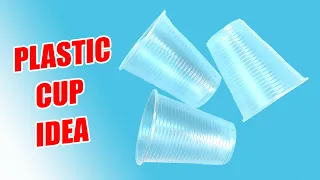 I'll show you what to do with plastic cups 🔥 Amazing DIY idea for home! 🌺