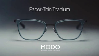 Modo Paper Thin Titanium Eyeglasses - Manufacturing Process