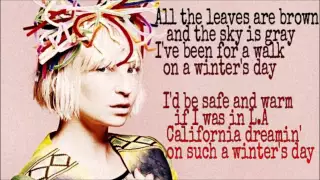 SIA - California Dreamin' - (Song Lyrics)