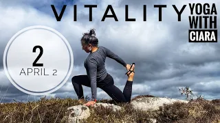 DAY 2: 🌟 VITALITY 🌟 : 18-Day Yoga Journey with Ciara