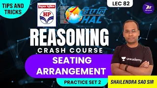 Reasoning | Seating Arrangement Practice set 2  HPCL | GATE | ESE | HAL | AFCAT | Campus Placement