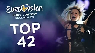 Eurovision 2016 - Top 42