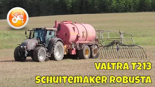 Slurry 2023 | Valtra T213 & Schuitemaker Robusta slurry tank with dribble bar