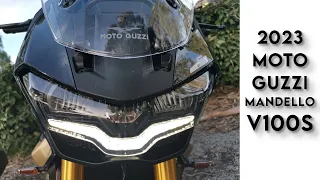 2023 Moto Guzzi Mandello V100S start up and exhaust sound