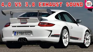 2011 Porsche 911 997 GT3 RS 4.0 vs 3.8 GT3 RS Exhaust Sound