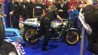 NEC Barry Sheene’s bike start up.