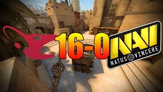 CS:GO - mousesports 16-0 Natus Vincere de_mirage [HD|FULL MATCH|RUS]